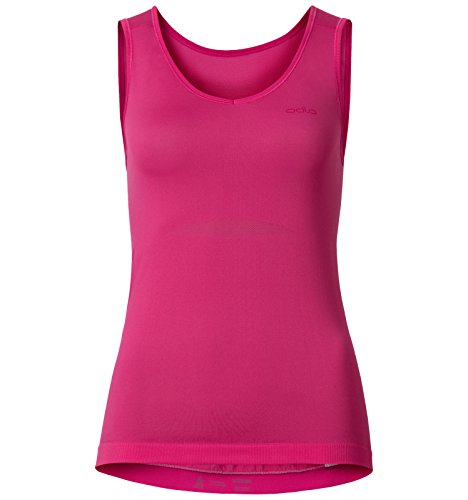 Odlo Evolution X Camiseta Deportiva de Tirantes, Mujer, Multicolor (Beetroot Purple 31600), 32 (Talla del Fabricante: Large)