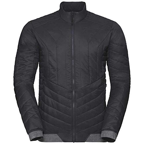 Odlo Jacket Insulated Cocoon S Zip en Chaqueta, Primavera/Verano, Hombre, Color Negro, tamaño Small