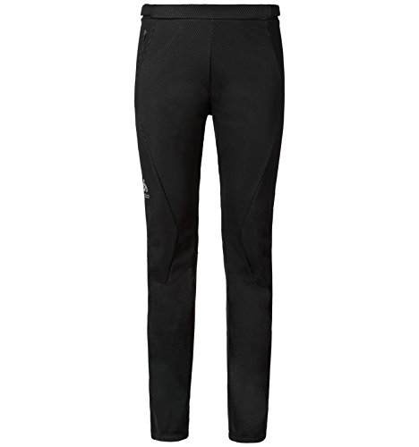 Odlo Pantalones de esquí para Hombre frecuency 2,0 Windstopper, otoño/Invierno, Hombre, Color Negro - Negro, tamaño XXL