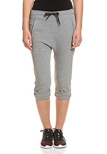 Odlo Pants 3/4 Spot - Pantalones Deportivos para Mujer, Color Gris, Talla 2XL