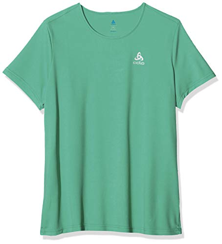 Odlo T-Shirt s/s Crew Neck CARDADA Camiseta, Mujer, Creme de Menthe, Medium