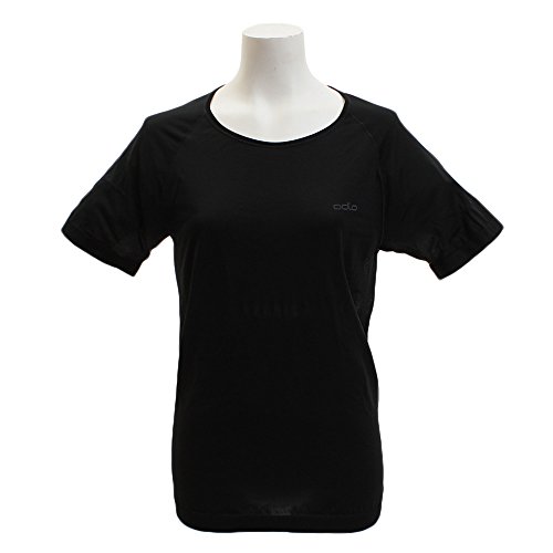 Odlo Unterhemd Shirt Short Sleeve Crew Neck Evolution X-Light - Top Interior térmico para Mujer, Color Negro, Talla XS