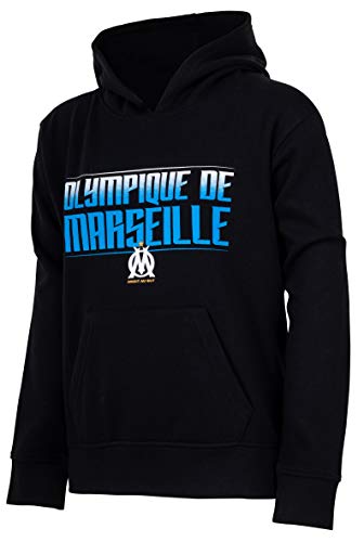 Olympique de Marseille - Camiseta oficial para niño, Niño, negro, 6 años