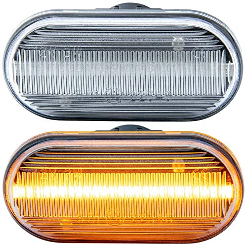 rm-style Intermitentes laterales LED, cristal transparente [7811]