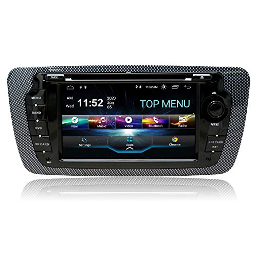 SWTNVIN Android 10.0 Unidad de audio estéreo para coche compatible con Seat 2009–2013 reproductor de DVD radio de 7 pulgadas pantalla táctil HD de 7 pulgadas navegación GPS con Bluetooth WIFI 2GB+80GB SWTNVIN Android 10.0 Unidad de audio estéreo para coche compatible con Seat 2009–2013 reproductor de DVD radio de 7 pulgadas pantalla táctil HD de 7 pulgadas navegación GPS con Bluetooth WIFI 2GB+80GB