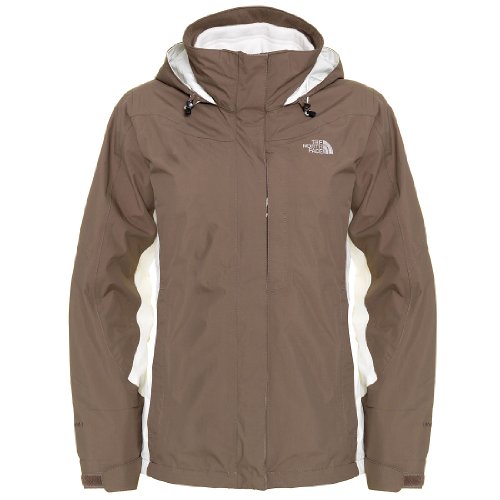 The North Face Chaqueta Doble W Evolution Triclimate Jacket Brown/Grey, Weimaraner Brown/Vaporous, Small