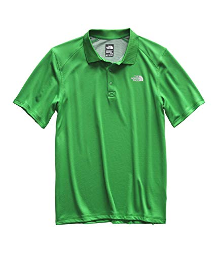 The North Face Horizon Polo de manga corta para hombre, verde primario, talla XXL