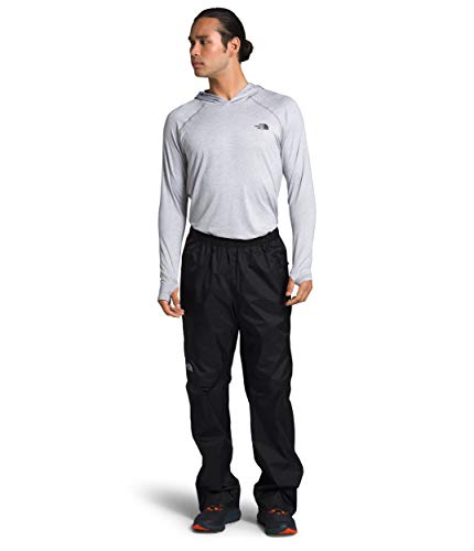 The North Face Venture 2 - Pantalones de senderismo para hombre (media cremallera) - Negro - Small 34
