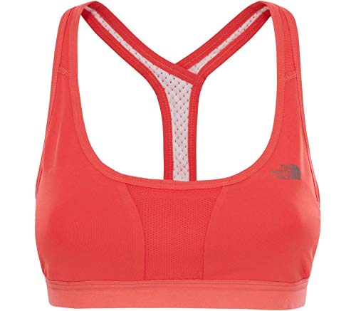 The North Face W Stow-N-Go IV A/B Sujetador Deportivo, Mujer, Rojo (Cayenne Red), L