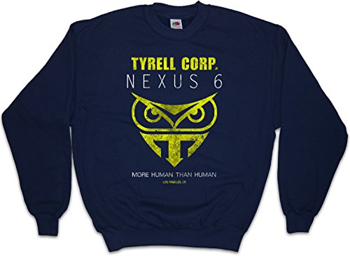 Urban Backwoods Tyrell Corporation Nexus 6 Sudadera para Hombre Sweatshirt Pullover Azul Talla L