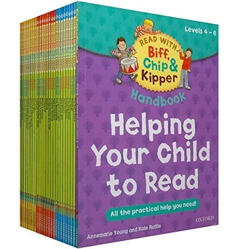 VODVO 1 Set 25 Libros 4-6 Nivel de Lectura Oxford árbol Biff, Chip & Kipper práctico niños Inglés Libro de imágenes educativos for niños
