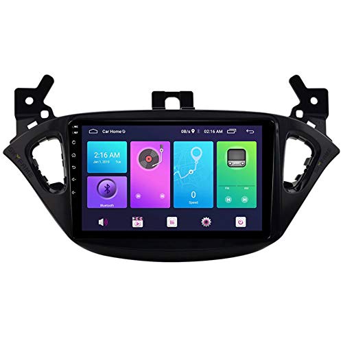 YIJIAREN Android 9.0 Radio GPS Navegación para Opel Corsa 2013-2016, Coche Estéreo Sat Nav Compatible con IPS (Opcional) HD, Control del Volante, Bluetooth Carplay (Opcional)
