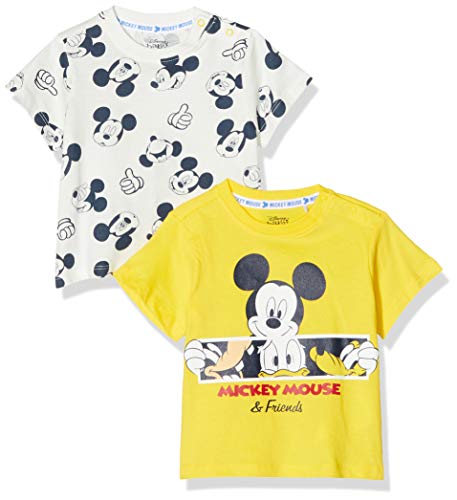 ZIPPY Pack de 2 Camisetas niña SS20, Habanero Gold 13/0849, 6/9M para Bebés