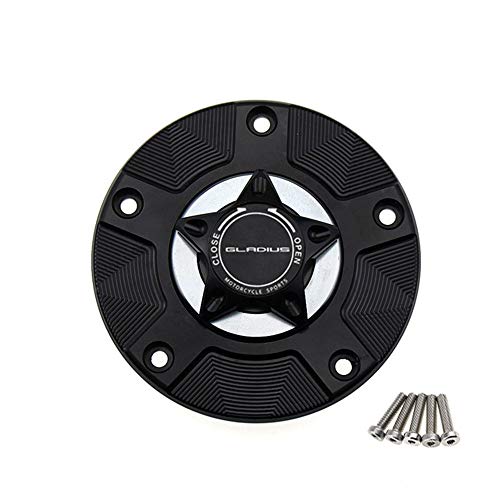 ZMDA Nueva llegada SFV 650 G.A.S CAP DE TANQUE DE COMBUSTIBLE PARA SU.ZU.KI SFV650 GLADIUS 2009-2012 Cinta de liberación rápida CNC de la motocicleta CNC (Color : Titanium) ZMDA Nueva llegada SFV 650 G.A.S CAP DE TANQUE DE COMBUSTIBLE PARA SU.ZU.KI SFV650 GLADIUS 2009-2012 Cinta de liberación rápida CNC de la motocicleta CNC (Color : Titanium)
