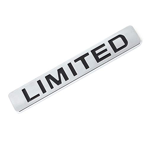 3D Metal Limited Edition Emblem Badge Pegatinas de coche Calcomanías para Opel Hyundai (Color Name : Limited Black)