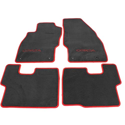 Accesorios Originales Opel 1724069 - Juego 4 Alfombras Velour Sport para Corsa D