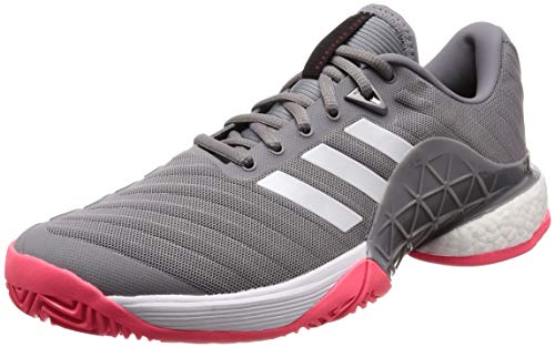 Adidas Barricade 2018 Boost, Zapatillas de Tenis Hombre, Blanco (Blanco 000), 43 1/3 EU Adidas Barricade 2018 Boost, Zapatillas de Tenis Hombre, Blanco (Blanco 000), 43 1/3 EU