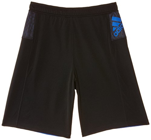 adidas Clima Young - Pantalones Cortos para Hombre, Color Negro/Azul, Talla S