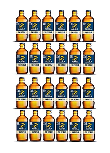 Aguila cerveza especial sin filtrar pack 24 botellas 33cl - 7920 ml