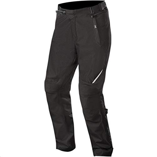 Alpinestars Wake Air Textile Street - Pantalón de moto para hombre, talla XL, color negro y negro