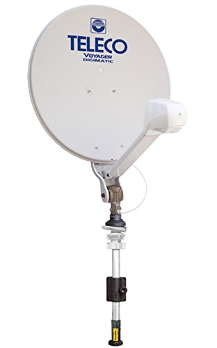 Antena parabólica tv satélite caravana autocaravana Voyager digimatic 65 Teleco