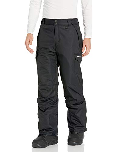 ARCTIX Pantalones Cargo para Hombre para Deportes de Nieve, Negro, Talla XL/34 Pulgadas de Entrepierna