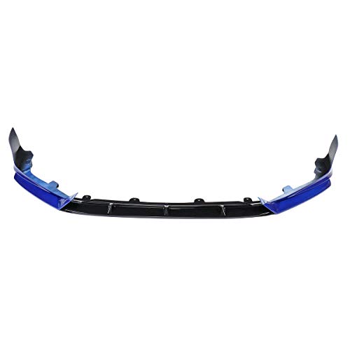 BLH-JMS Paragolpes Splitter Delantero, Azul extraíbles 3 Pedazos de Labios automática Barbilla Spoiler de Parachoques de la Cubierta del difusor Kit de carrocería para el Honda Accord de 2018 2019