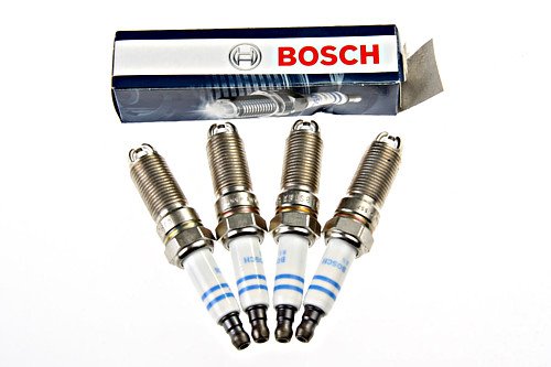 Bosch Bujía x4 unidades, compatible con Fiat Croma, Opel Speedster 2.2L 1995-
