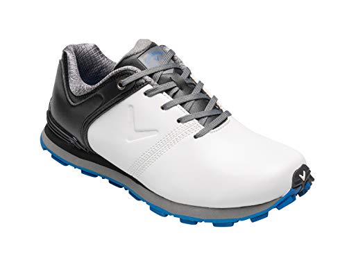 Callaway Apex Junior 2019 Zapato de golf Unisex Niños, Blanco/Negro, 36 EU