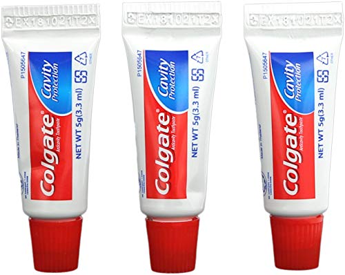Cao Pasta de dientes de viaje, Pack de 3 mini tubos x 3.3 ml
