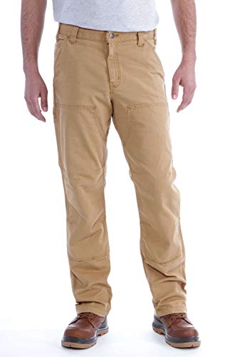 Carhartt Rugged Flex Rigby Double-Front Pant calzoncillos, Hickory, W38/L32 para Hombre