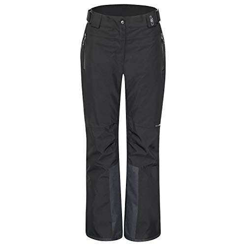 CMP - Pantalón de esquí para mujer, otoño/invierno, mujer, color negro, tamaño 46