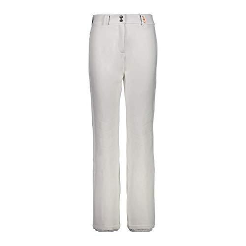 CMP Pantalones de esquí para mujer con Gaiter 3M04566 Bianco 46