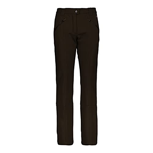 CMP Pantalones Softshell para Mujer, Mujer, 38A1586, Negro, 38
