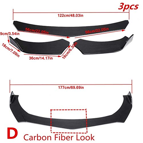 Coche Alerón Paragolpes, For Kit delantero Accesorios Accesorios for el coche for el for el coche Accesorios for el coche Accesorios for el coche nuevo coche universal ajustable Lip Bumper Splitter Li Coche Alerón Paragolpes, For Kit delantero Accesorios Accesorios for el coche for el for el coche Accesorios for el coche Accesorios for el coche nuevo coche universal ajustable Lip Bumper Splitter Li