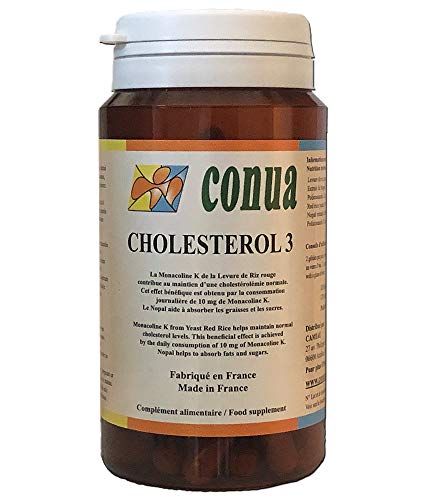 Colesterol policosanol, el Levadura Roja de Arroz con 10 mg de Monacolina K forte plus el extracto nopal 120 cápsulas : Colesterol 3 HDL LDL BOTELLA PARA 2 MESES DE CONUA DESDE EL 2003 SIN OGM GLUTEN