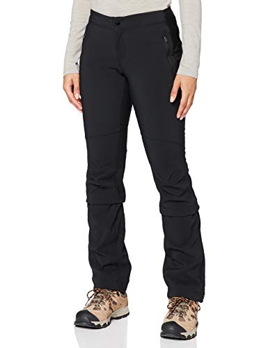Columbia Back Beauty Passo Alto Pantalones térmicos de Senderismo para Mujer, Negro, 6/R Columbia Back Beauty Passo Alto Pantalones térmicos de Senderismo para Mujer, Negro, 6/R