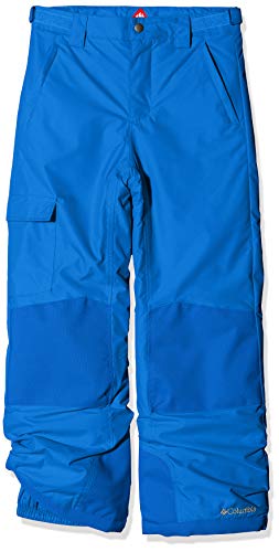 Columbia Pantalón de esquí impermeable para niños, Bugaboo II Pant, Nailon, Azul (Super Blue), Talla L, 1806712