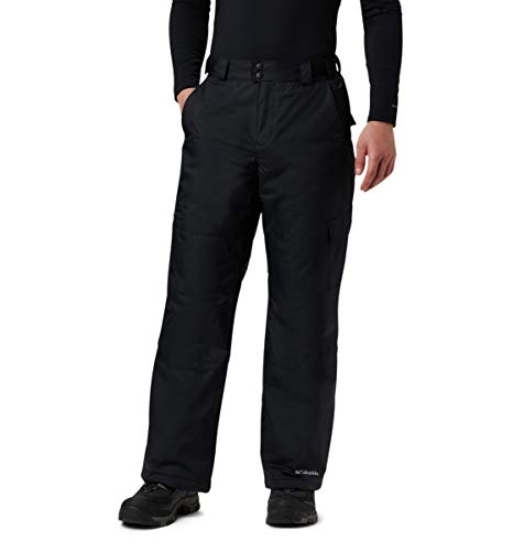 Columbia Snow Gun - Pantalón para Hombre (Talla Mediana), Color Negro