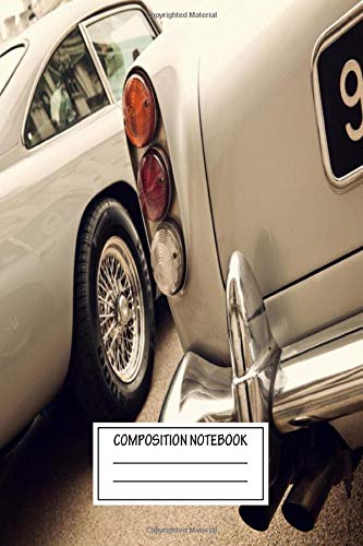 Composition Notebook: Cars Aston Martin Automotive Works Wide Ruled Note Book, Diary, Planner, Journal for Writing