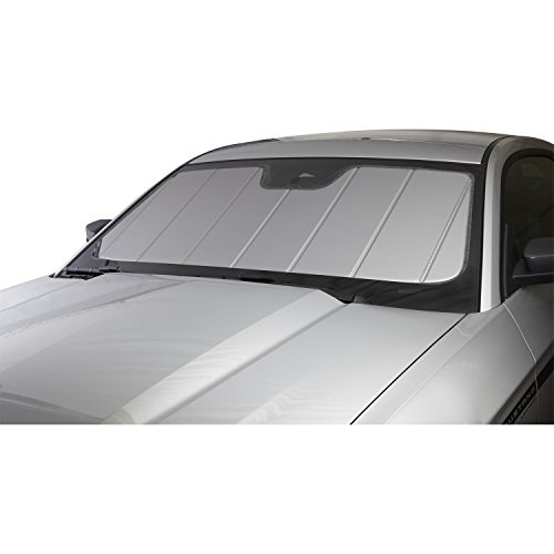covercraft uvs100 – Series Custom Fit Parabrisas Shade for Select BMW Modelos de la serie 5 – Triple laminado (Plata)