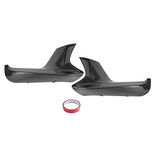 Divisor de parachoques delantero, divisores de parachoques delanteros de fibra de carbono seco, 2 divisores de parachoques delanteros de fibra de carbono seco, decoración de coche apta para M5 F90 201 Divisor de parachoques delantero, divisores de parachoques delanteros de fibra de carbono seco, 2 divisores de parachoques delanteros de fibra de carbono seco, decoración de coche apta para M5 F90 201