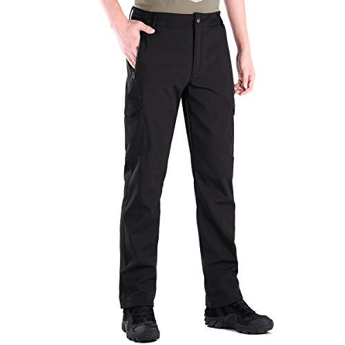 FREE SOLDIER Pantalones de Trabajo para Hombre Pantalones Trekking Impermeables de Invierno Pantalones Montaña Tácticos Pantalones de Senderismo Termico con Forro Polar(Negro,50) FREE SOLDIER Pantalones de Trabajo para Hombre Pantalones Trekking Impermeables de Invierno Pantalones Montaña Tácticos Pantalones de Senderismo Termico con Forro Polar(Negro,50)