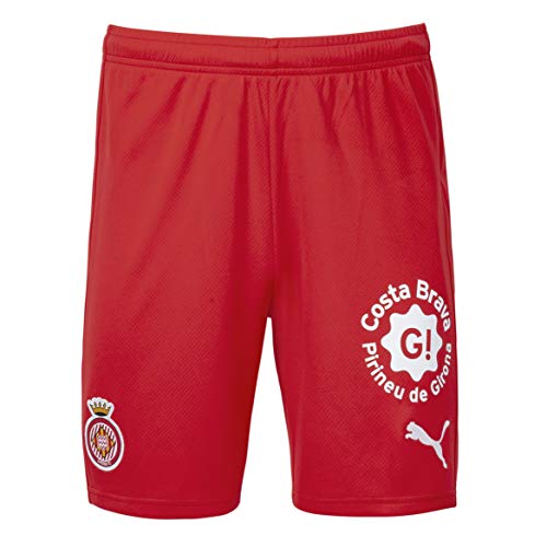 GIRONA FC Primera Equipación 2020/21 Pantalón, Hombre, Rojo, L