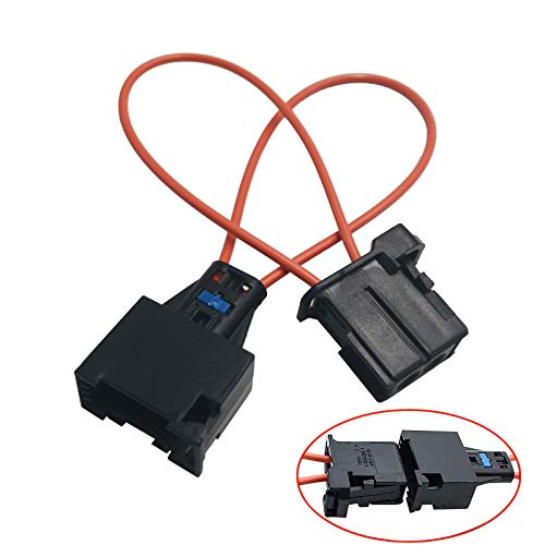Greluma 2 Piezas Most Adaptador de Cable Óptico de Fibra Óptica del Conector de Cable Óptico de Derivación y Herramienta de Diagnóstico de Adaptador Macho para Automóvil Greluma 2 Piezas Most Adaptador de Cable Óptico de Fibra Óptica del Conector de Cable Óptico de Derivación y Herramienta de Diagnóstico de Adaptador Macho para Automóvil