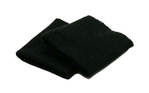 Haberdashery Online 2 puños elásticos para ropa color Negro. Ideales para rematar todas tus prendas. REF. PUNO1-ES