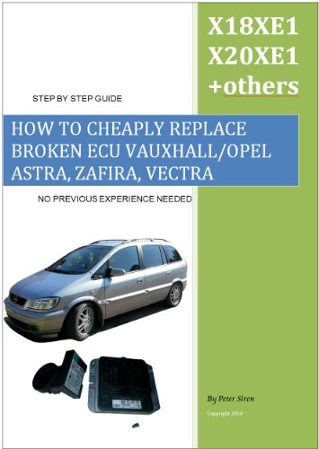 HOW TO CHEAPLY REPLACE BROKEN ECU VAUXHALL/OPEL ASTRA, ZAFIRA, VECTRA: STEP BY STEP GUIDE NO PREVIOUS EXPERIENCE NEEDED (English Edition)