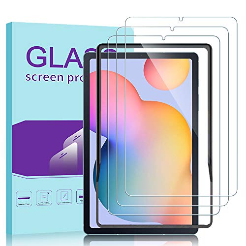 Janmitta para Samsung Galaxy Tab S6 Lite 10.4” Protector de Pantalla [3 Piezas], 9H Dureza [Alta Definicion] [Fácil de Instalar] Cristal Vidrio Templado Film