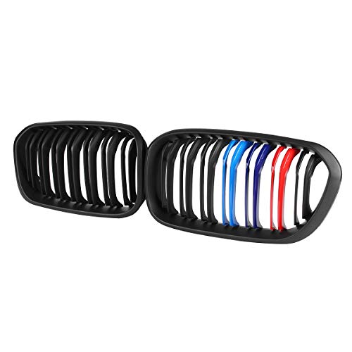 JNXZHQC Car Kidney Grill Grille. para BMW F20 F21 120i 118i 118d 116i M135i 1 Series 2015 2016 2017 Paragolpes Delantero Styling Gloss Matt Black JNXZHQC Car Kidney Grill Grille. para BMW F20 F21 120i 118i 118d 116i M135i 1 Series 2015 2016 2017 Paragolpes Delantero Styling Gloss Matt Black