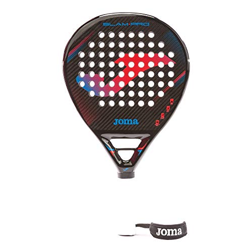 JOMA Slam Pro Power Padel Racket (Black Red)